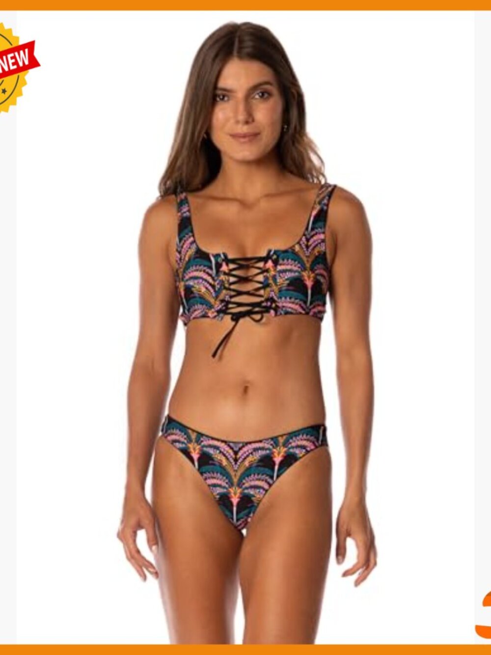 Reversible 4-Way Bralette Top, X-Small, Recycled Polyamide Blend - Picture 4 of 7